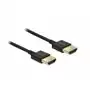 Kabel Delock HDMI A - HDMI A 2m Czarny (84773) Sklep on-line