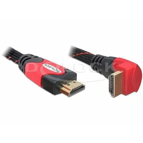 Kabel Delock HDMI - HDMI 3m Czarno-czerwony (82687)