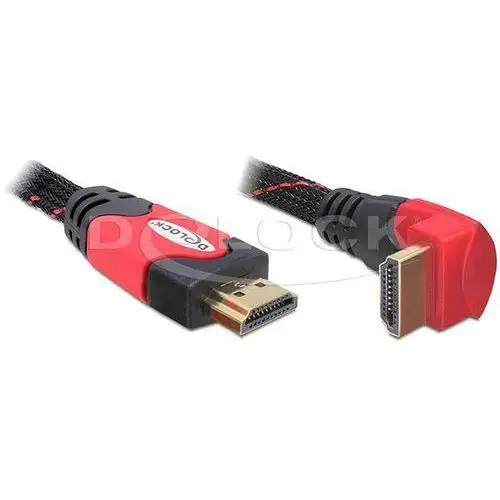 Kabel Delock HDMI - HDMI 3m Czarno-czerwony (82687)