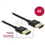 Kabel HDMI Delock HDMI-HDMI High Speed Ethernet 4K 3D 0.5m Sklep on-line