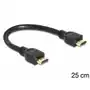 Delock Kabel HDMI-HDMI v1.4 High Speed Ethernet 25CM Sklep on-line