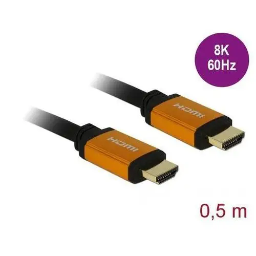 Kabel hdmi m/m v2.1 0.5m 8k 60hz czarny Delock
