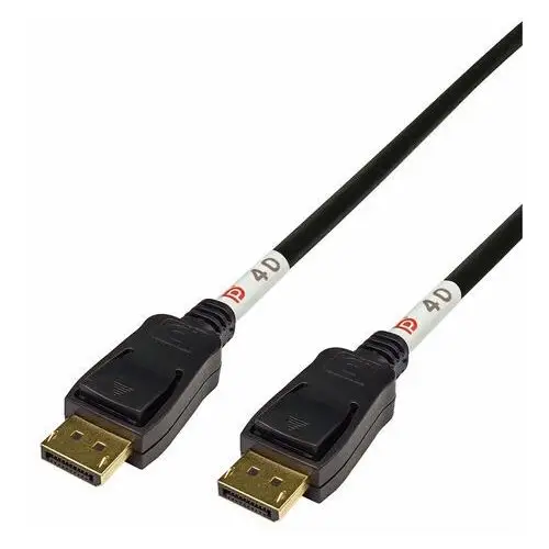 Deltaco dp40-1005 kabel displayport, dp 2.1, dp40, 0, 5m