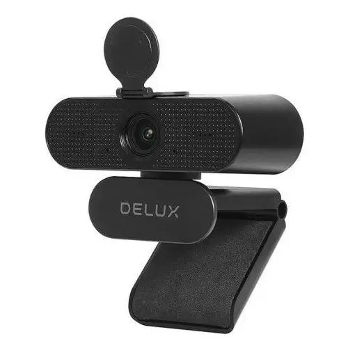 Kamera internetowa z mikrofonem dc03 (czarna) Delux