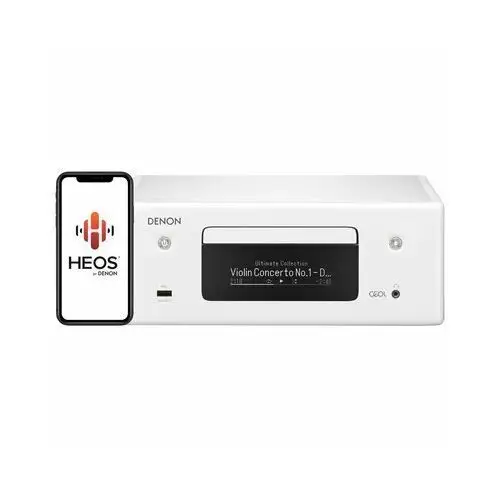 AMPLITUNER STEREO Z CD DENON RCDN-10 BIAŁY, RCDN-10