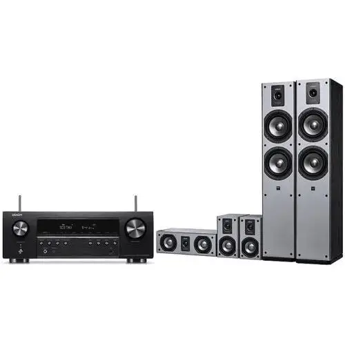 Kino domowe DENON AVR-S660H + Wilson Viper Czarny