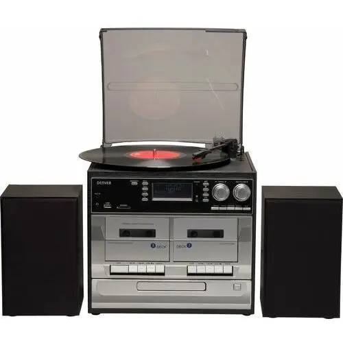 Denver Gramofon mrd-166, radio fm, odtwarzacz cd, mp3, magnetofon