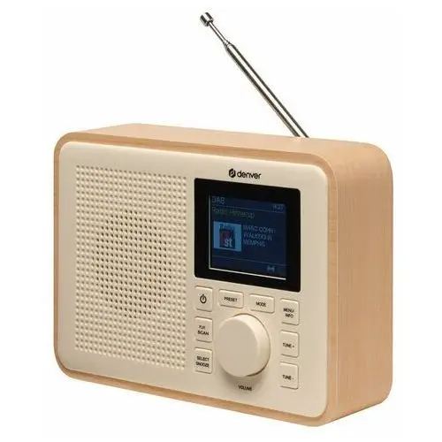 Denver Kompaktowe radio dab+/fm light wood