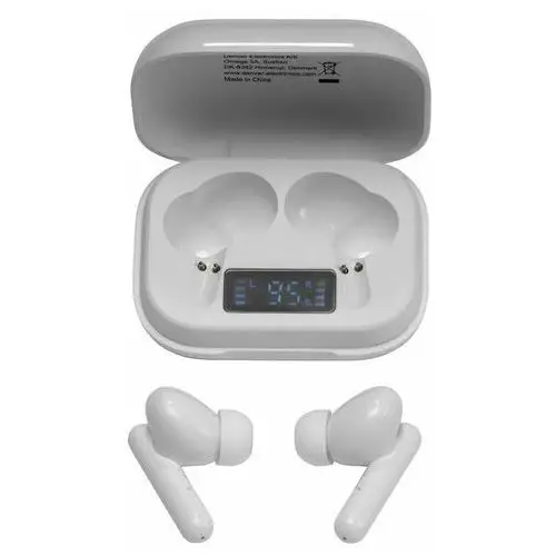 Słuchawki douszne TWS Denver Bluetooth białe