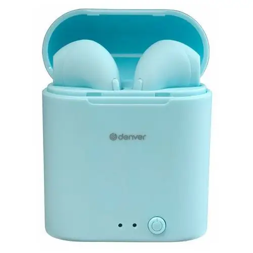 Słuchawki TWS douszne Bluetooth Denver błękitne