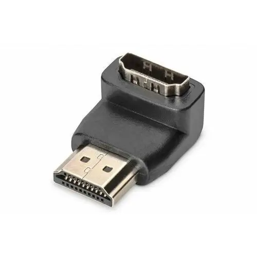 Adapter DIGITUS HDMI 2.0 HighSpeed z Ethernetem Typ HDMI A kątowy/HDMI A