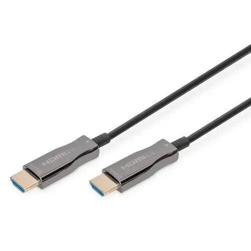 Kabel HDMI Digitus Hybrydowy Premium HighSpeed z Ethernetem 4K 60Hz UHD Typ HDMI A/A M/M czarny 15m