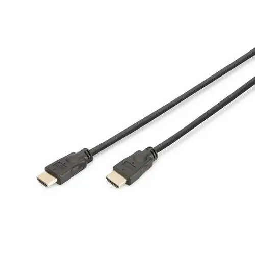 Digitus Kabel połączeniowy HDMI HighSpeed z Ethernetem 4K 60Hz UHD Typ HDMI A/HDMI A M/M czarny 5m 2