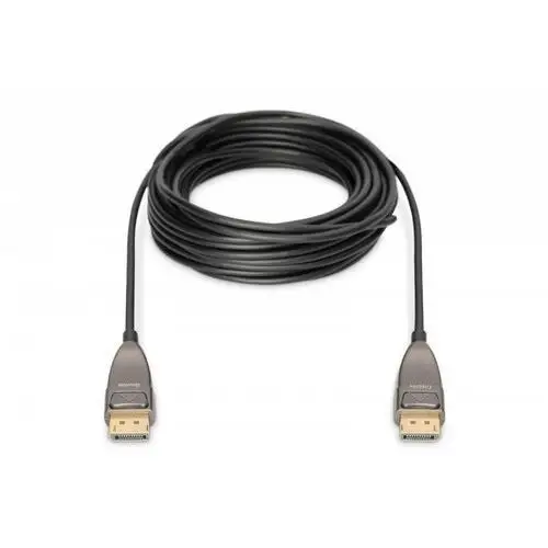 Kabel połączeniowy hybrydowy aoc displayport 1.4 8k/60hz uhd dp/dp m/m 30m czarny Digitus