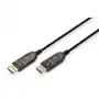 Digitus kabel połączeniowy hybrydowy aoc displayport 1.4 8k/60hz uhd dp/dp m/m 15m czarny Sklep on-line