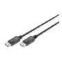 Kabel TV, Monitor DisplayPort Digitus, [1x Złącze męskie DisplayPort - 1x Złącze męskie DisplayPort], 3 m, Czarny Sklep on-line