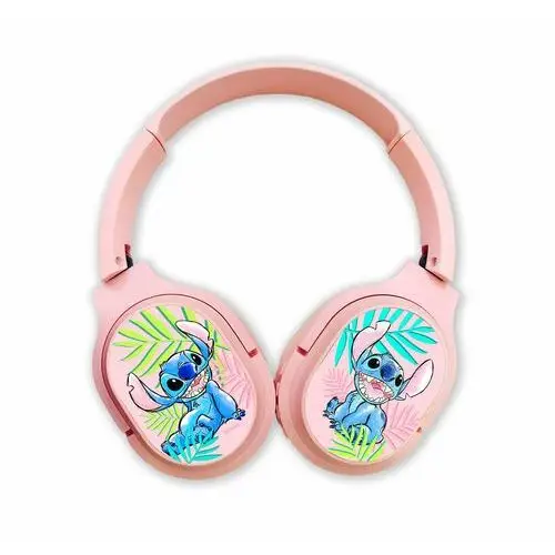 Bezprzewodowe słuchawki stereo z mikrofonem Stich 002 Disney Różowy