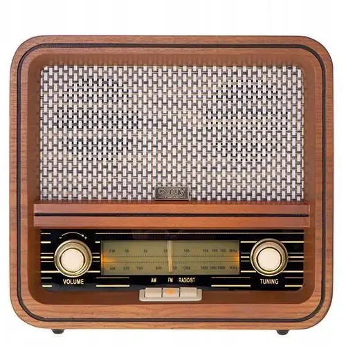 Drewniane Radio Retro Fm Analogowe Bluetooth Kuchenne do Domu Biura