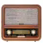 Drewniane Radio Retro Fm Analogowe Bluetooth Kuchenne do Domu Biura Sklep on-line