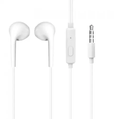 Dudao douszne przewodowe słuchawki mini jack 3.5mm zestaw słuchawkowy biały (x10s white)