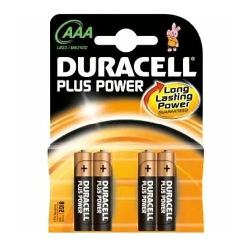 Duracell aaa lr03 alkaline plus power mn2400 4 pc(s)