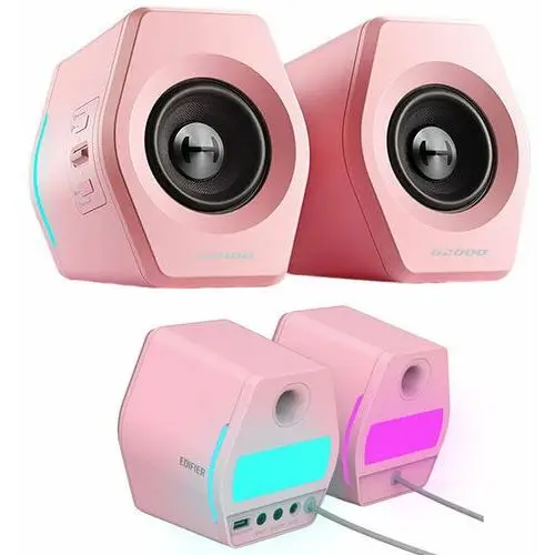 Edifier Hecate G2000 Pink Zestaw Stereo Bluetooth RGB Różowy