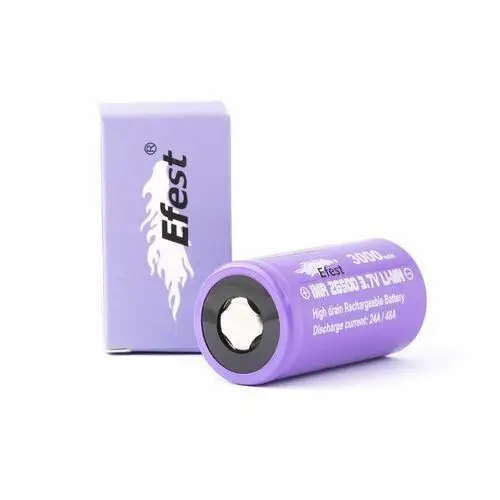 Purple imr 26500 3000mah 3,6v - 3,7v li-ion Efest