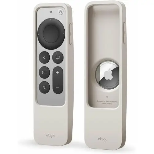 ELAGO Etui na Pilota Apple TV Siri Remote i AirTag R5, Stone