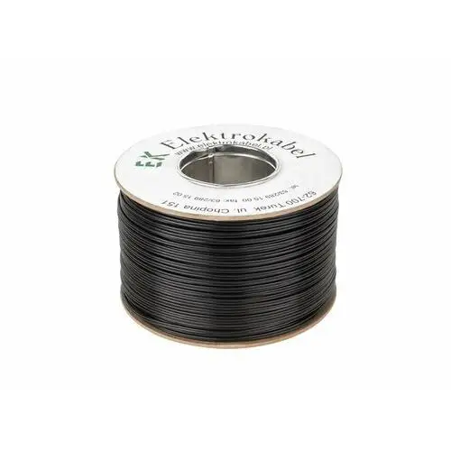 Elektrokabel Kabel głośnikowy smyp 2 x 0,22mm czarny 300m