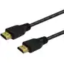 Kabel HDMI SAVIO CL-05 2m, czarny, złote końcówki, v1.4 high Sklep on-line