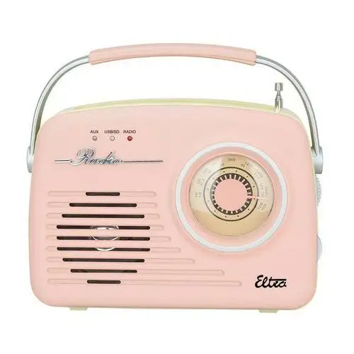 Eltra Radio LUIZA RETRO SP-11 MP3 USB SD Różowe