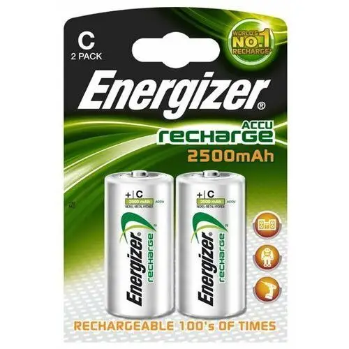 Akumulator C ENERGIZER 626148, Ni-MH, 2500 mAh, 1.2 V, 2 szt