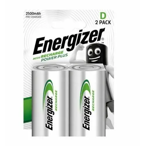 Energizer Akumulatorki r20 d ni-mh 2500mah - 2 sztuki