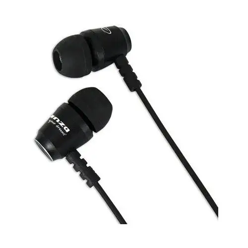 Eh205k słuchawki douszne metalowe z mikrofonem eh205 czarne Esperanza