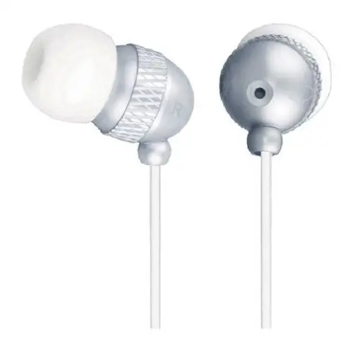 Słuchawki douszne stereo eh126 /biało- srebrne Esperanza