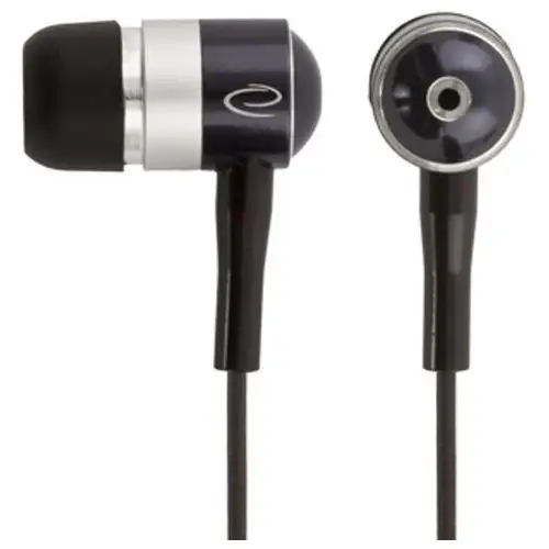 Słuchawki douszne stereo eh128 /czarno- srebrne Esperanza