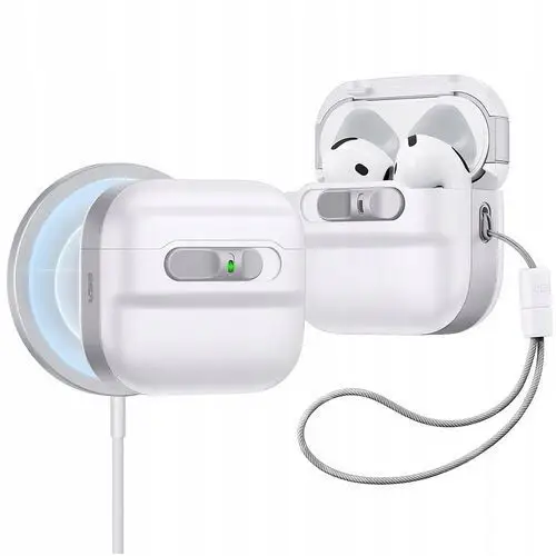 Etui na słuchawki do Apple AirPods 4 Esr case zamykany wytrzymały