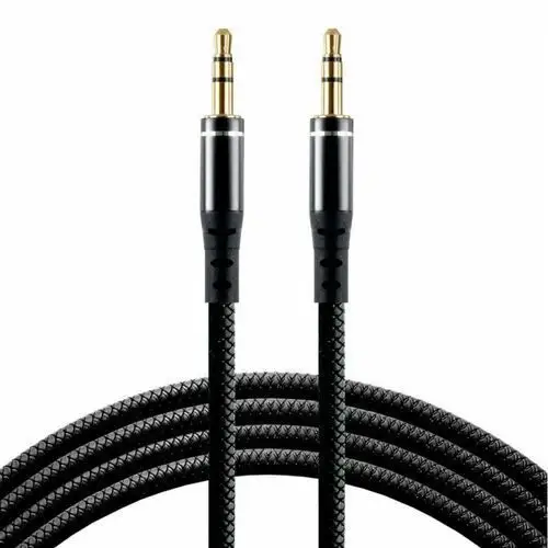 Kabel przewód silikonowy audio AUX wtyk - wtyk jack 3.5 mm stereo 100cm