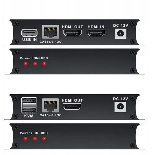 Extender Przedłużacz Kvm Hdmi Ip Utp kat5