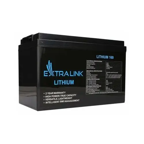 Extralink LiFePO4 160AH Akumulator 12.8V
