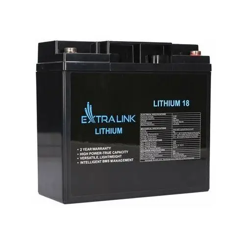 Extralink lifepo4 18ah akumulator 12.8v