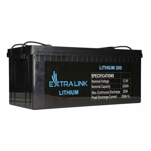 Extralink lifepo4 200ah akumulator 12.8v