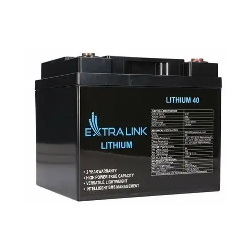 Lifepo4 40ah akumulator 12.8v Extralink