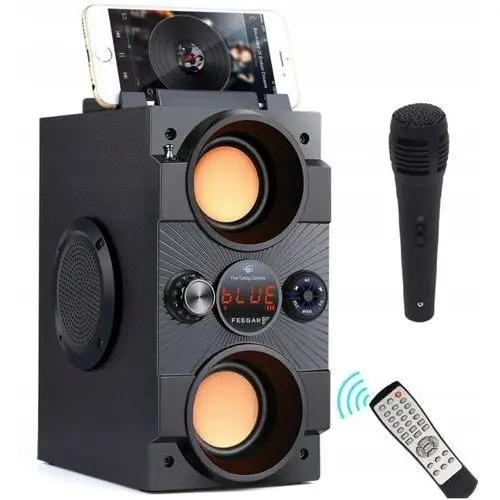 Feegar Głośnik Przenośny Bluetooth Karaoke +Mikrof