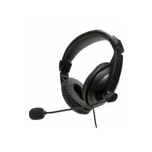 FIESTA HEADSET STEREO WITH MIC SŁUCHAWKI PRZEWODOWE Z MIKROFONEM USB DIGITAL BLACK [45423] TE