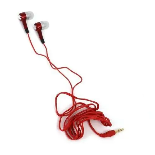 Freestyle in-ear earphones słuchawki przewodowe douszne red [42280] te