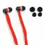 FREESTYLE SHOELACE EARPHONES + MIC SŁUCHAWKI DOUSZNE Z MIKROFONEM SHOELACE RED [42780] Sklep on-line