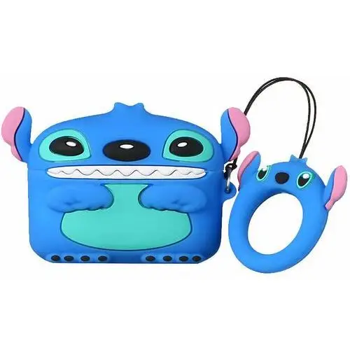 Gel Etui airpods 3 4 słuchawki pokrowiec bajka stitch