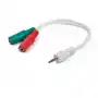 Gembird Adapter mini jack 4-Pin(M)->2x mini jack(F) 20cm, AKGEMAA0001 Sklep on-line