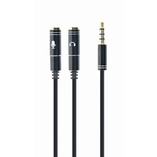 Kabel 3.5 mm miniJack [M] - 3.5 mm miniJack [F] GEMBIRD CCA-417M, 0,2 m